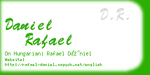 daniel rafael business card